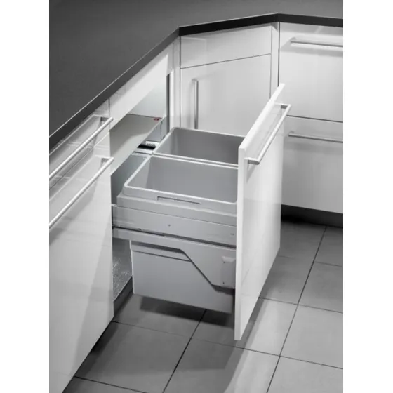 Hailo Afvalemmer Euro-cargo-s-front 60 liter (2 x 30 liter)