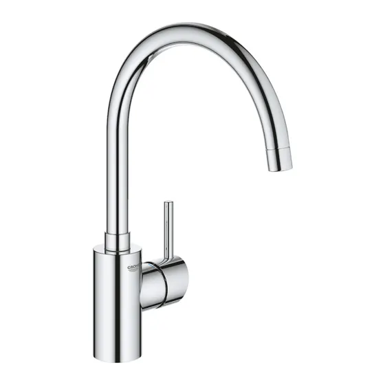 Grohe Concetto met hoge uitloop, Chroom