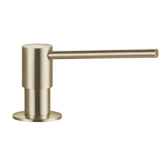 Lanesto Zeepdispenser round, Patinated brass