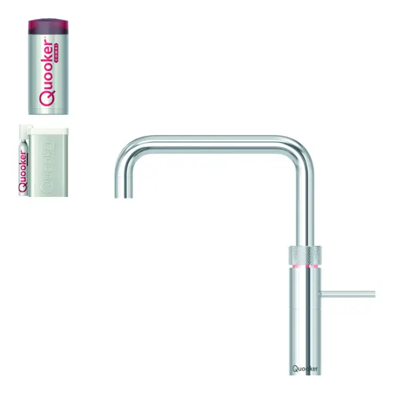 Quooker Fusion Square + Combi2.2+ + Cube, Chroom