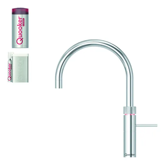 Quooker Fusion Round + Combi + Cube, Chroom