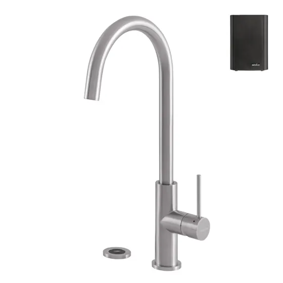 Selsiuz Push 3-in-1 Rond Plug & Play, Inox & Click Boiler Single/Combi