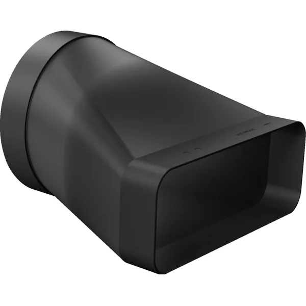 Adapter plat naar rond 150 mm